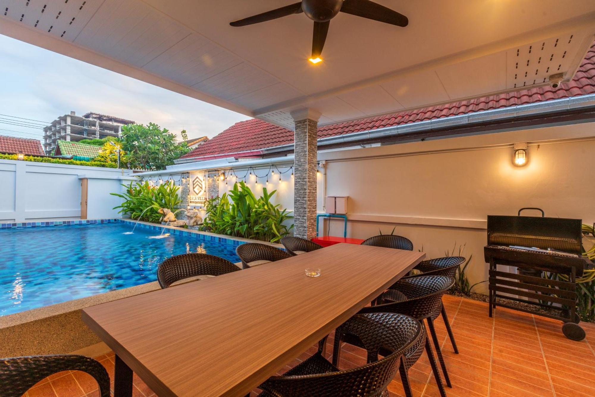 Pattaya Private Villa - Pool,Sauna,Snooker,Bbq Экстерьер фото