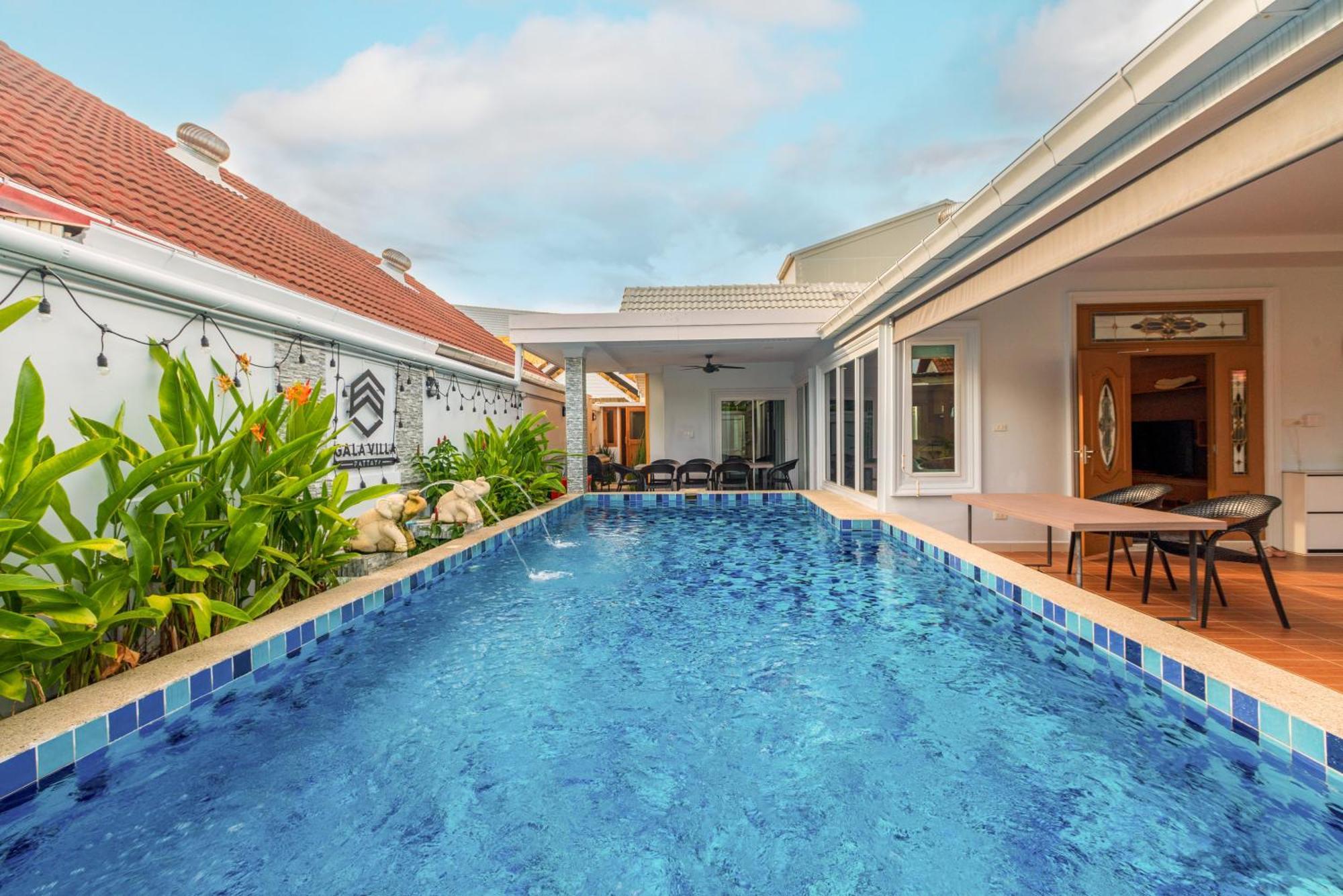Pattaya Private Villa - Pool,Sauna,Snooker,Bbq Экстерьер фото