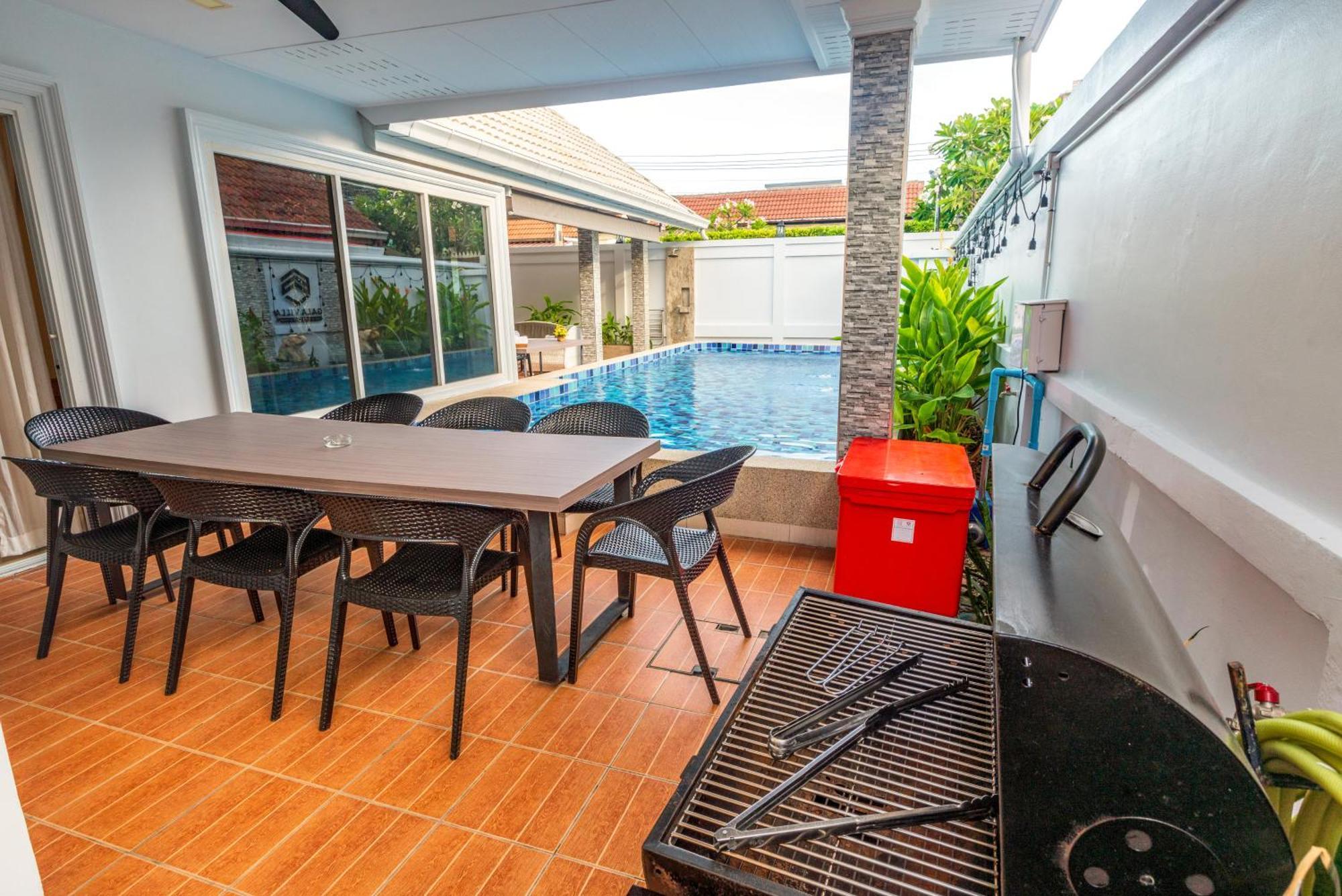 Pattaya Private Villa - Pool,Sauna,Snooker,Bbq Экстерьер фото